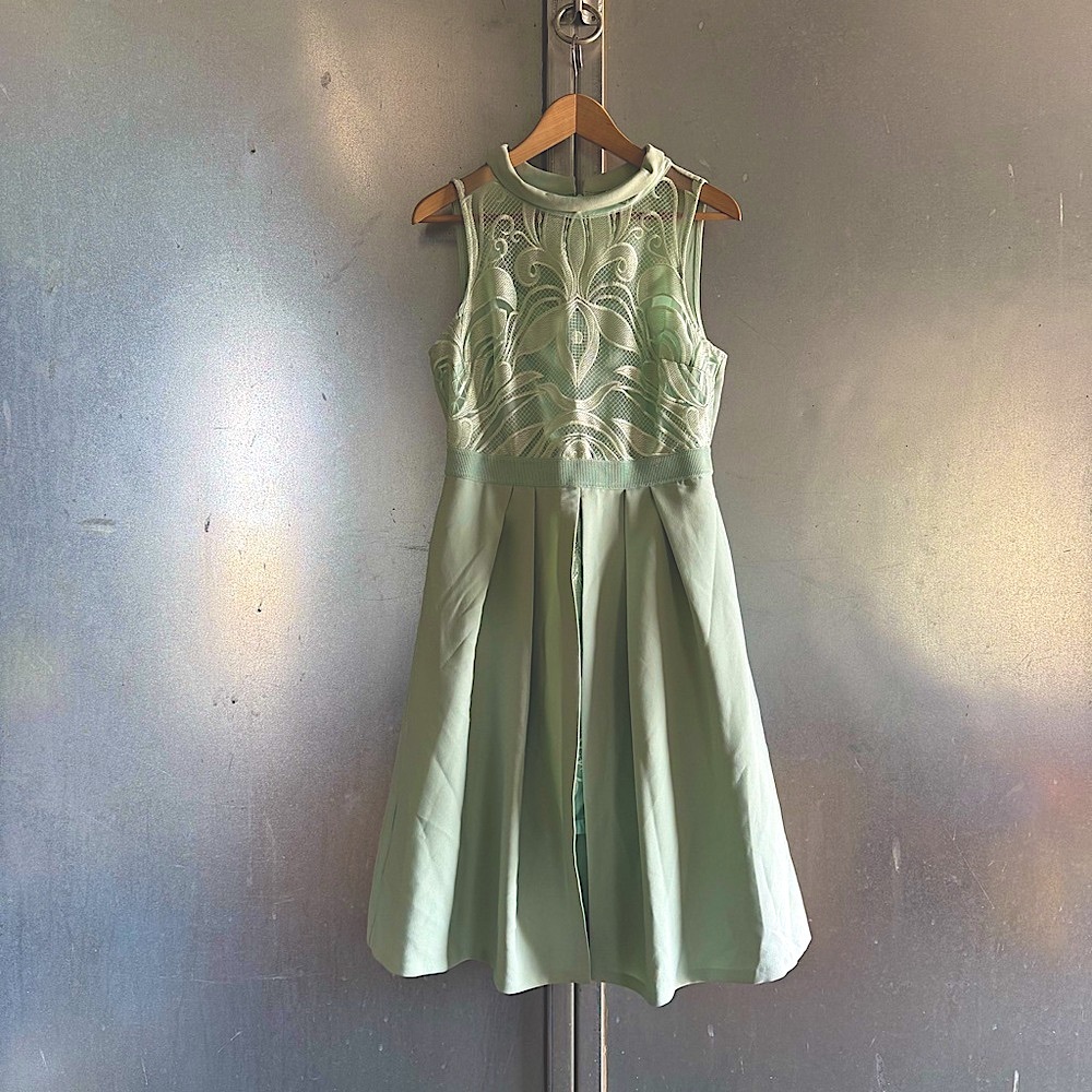 Mint Green Sleeveless Dress